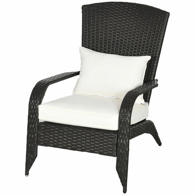 Patio Wicker Adirondack Chair