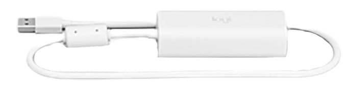 Logitech USB Ethernet Network Adapter - White