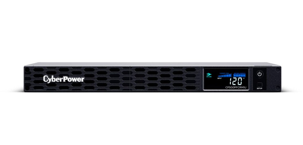 CyberPower CP500PFCRM1U 0.5 kVA Line-Interactive Rackmount UPS