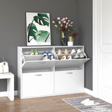 Flip Down Shoe Rack, Multi Cabinet, Wooden Shoe Shelf, 4 Drawer Organizer