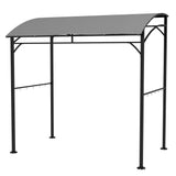 7' x 5' Garden Grill Canopy, BBQ Grill Gazebo Tent with Steel Frame and Hooks