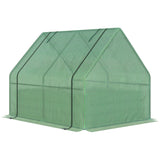 Steel Outdoor Raised Garden Bed with Greenhouse, 50