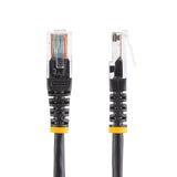 50FT CAT5E Black Molded UTP RJ45 M/M Patch Cable 350MHZ
