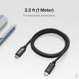 Plugable TBT4 240W EPR Cable Thunderbolt 4 240W EPR Cable 3.3FT