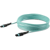 Câble Fibre Optique Multimode 7SIGNAL 5M (15FT) MTP(F)/PC OM3, 12F Type-A, OFNP Plenum, 50/125 M Lommf, Réseaux 40G, Faible Perte d'Insertion, Fibre MPO