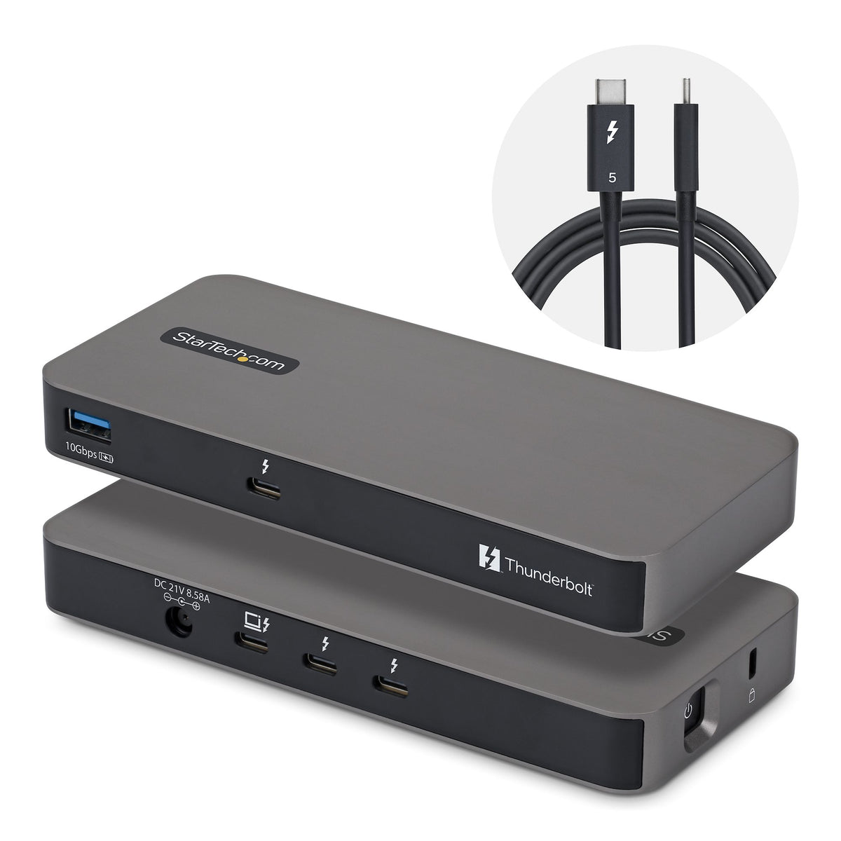 StarTech.com Thunderbolt 5 Hub - 140W PD, 8K Video, 4 Ports
