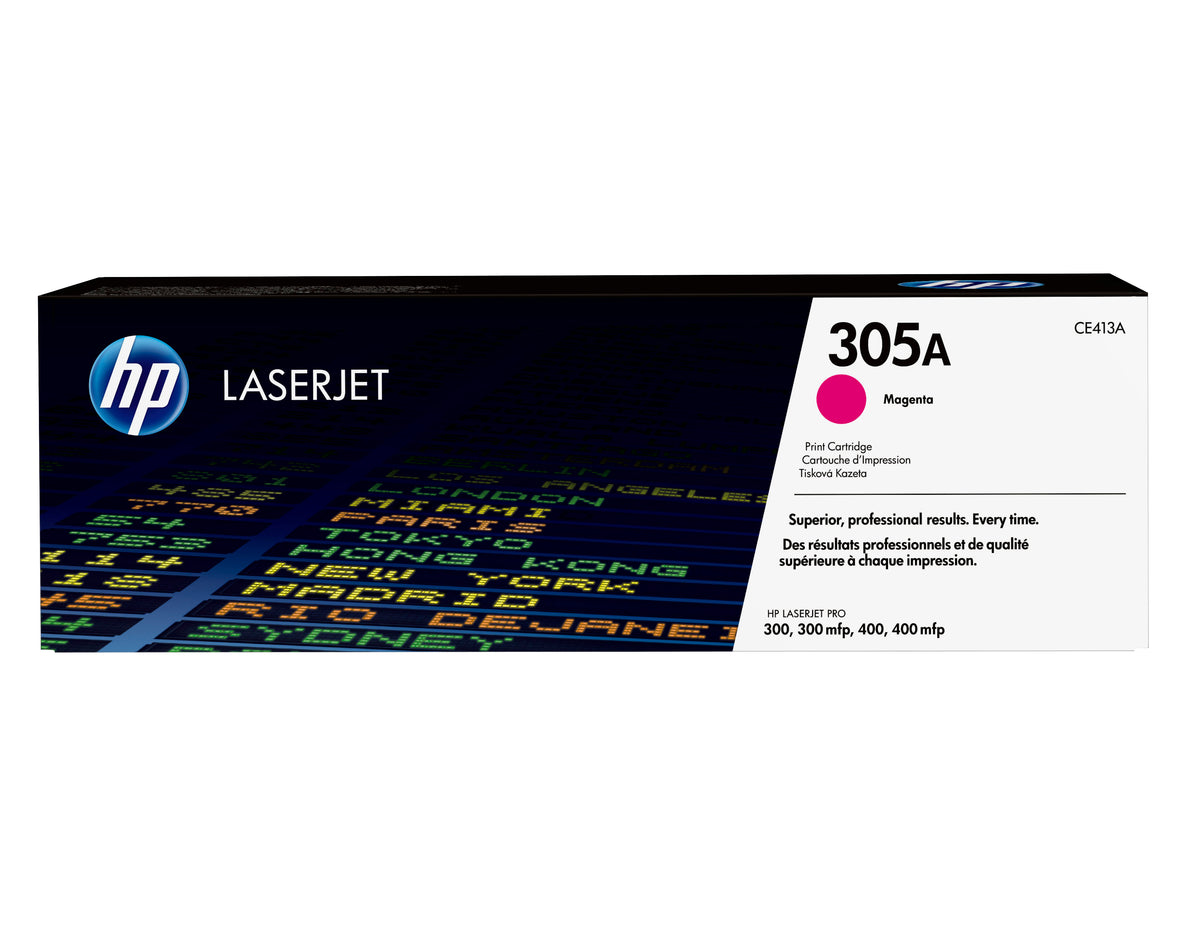HP 305A Magenta Original LaserJet Toner Cartridge, 2600 Pages