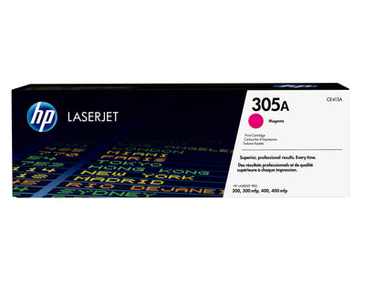 HP 305A Magenta Original LaserJet Toner Cartridge, 2600 Pages