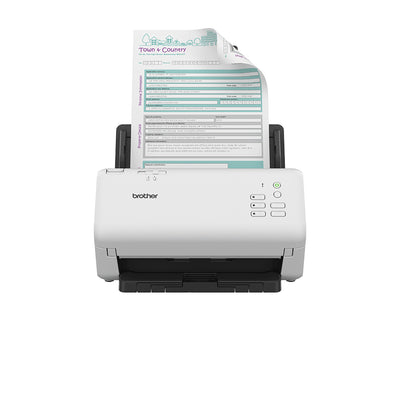 Brother ADS-4300N Network Scanner, 40 PPM, 80-Sheet ADF