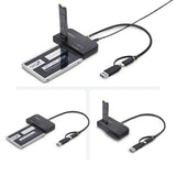 StarTech.com Adaptateur USB-C/USB-A vers M.2 NVMe et SATA 2,5po/3,5po, 10G