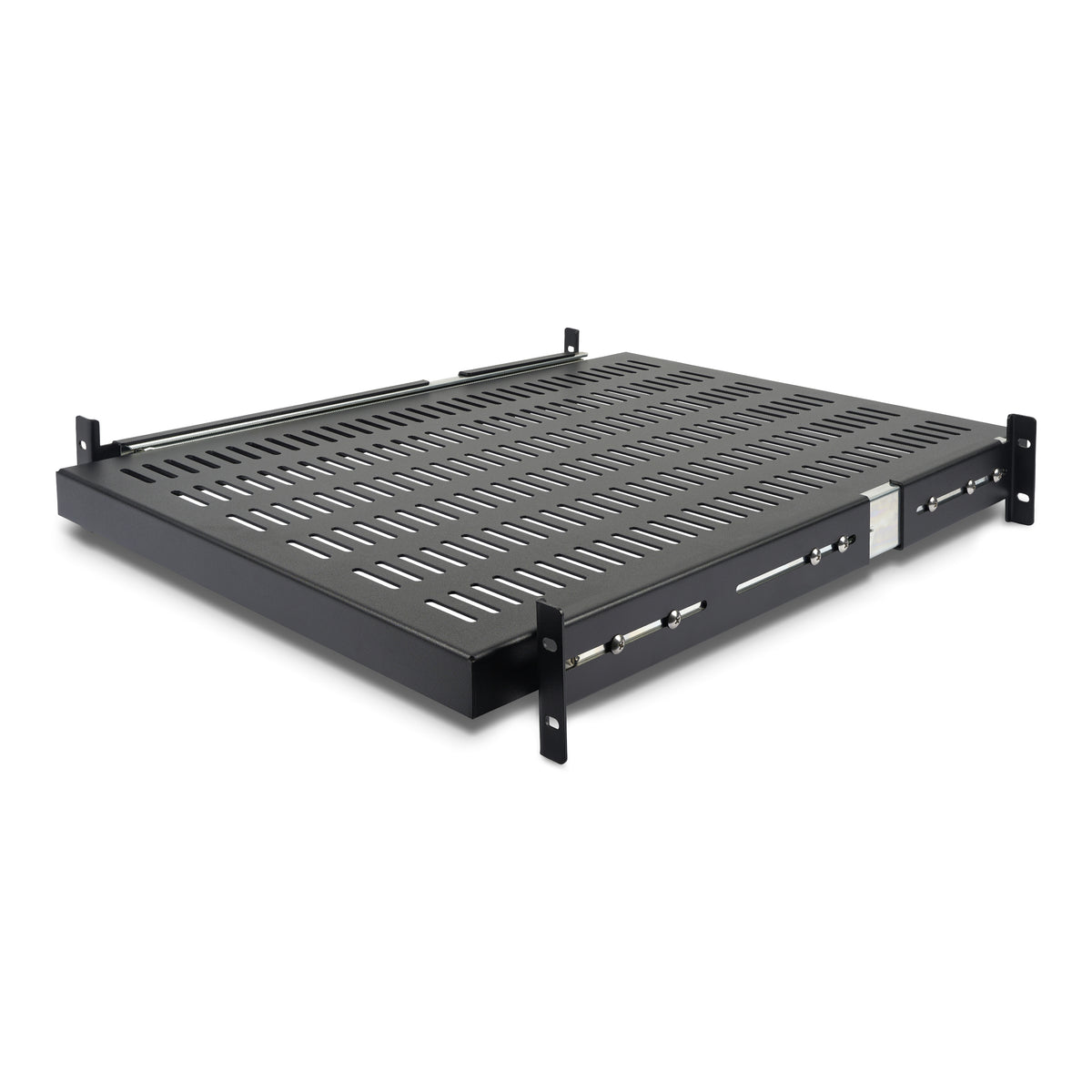 StarTech.com UNISLDSHF19 2U Sliding Rack Shelf, 50lb Capacity
