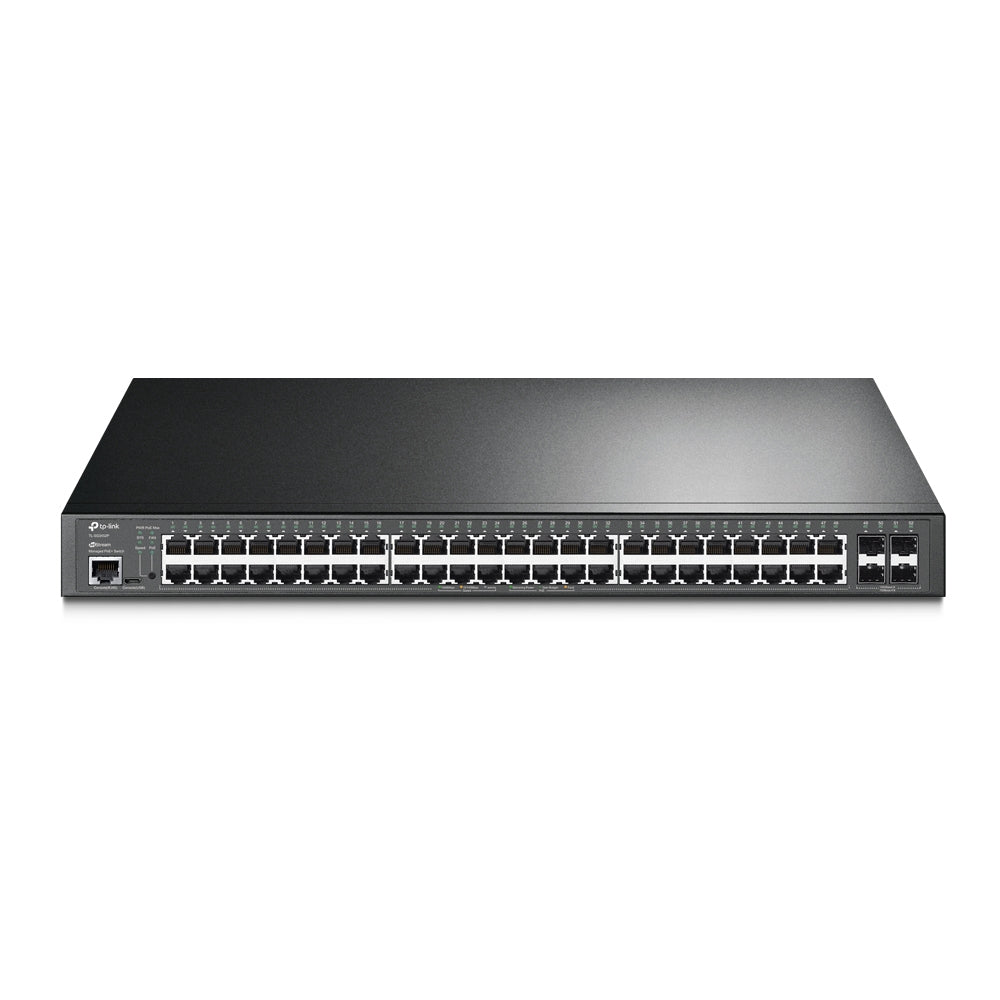 Switch manageable Gigabit L2+ 52 ports JetStream TP-Link avec 48 ports PoE+
