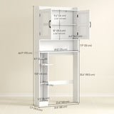 Over the Toilet Storage Cabinet, Bathroom Organizer with Adjustable Shelf