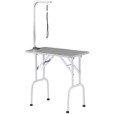 Foldable Pet Grooming Table for Dogs Cats with Adjustable Arm