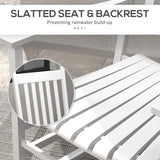 Wooden Patio Rocking Chairs Set of 2, High Back for Garden