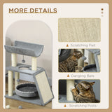 Small Cat Tree with Perch, Bed