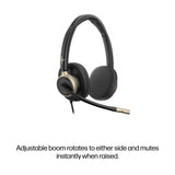 HP Poly Mission 825 Stereo USB Wired Headset with ANC