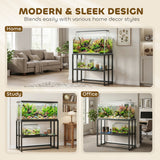 40 Gallon Fish Tank Stand, Heavy Duty Aquarium Stand with Storage Shelf, Adjustable Feet, 36.6