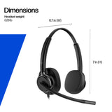 HP Poly Mission 425 Stereo USB Wired Headset Classic (Bulk)