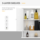 Medicine Cabinet, Open Shelf, and Adjustable Shelf