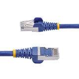 StarTech.com Câble Ethernet CAT8 bleu 6pi, RJ45 sans accroc, 25G/40G, 200