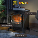Freestanding Electric Fireplace Stove Heater with
