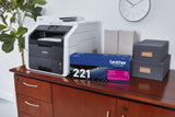 Brother TN221M Magenta Toner Cartridge, Standard Yield