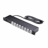 StarTech.com RKPW081915 PDU 19 pouces 1U montable en rack avec 8 prises de courant