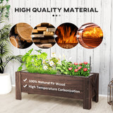 3.3 x 1.2 x 1.2 ft Garden Raised Bed Planter Grow Containers for Outdoor Patio Plant Flower Vegetable Pot