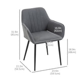 Dining Chairs Set of 2