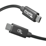 Câble Plugable Technologies USB4 avec charge 240W, 3,3 pieds (1M), US