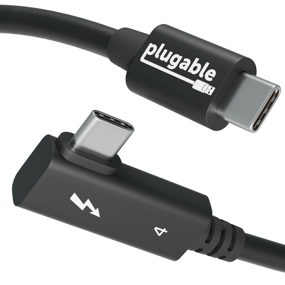 PLUGABLE THUNDERBOLT 4 240W EPR TBT4 USB4 240W CÂBLE ANGLE DROIT