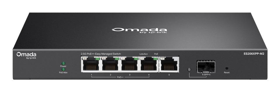 OMADA COMMUTATEUR GÉRÉ FACILE 5 PORTS 2,5GBASE-T ET 1 PORT 10GE SFP+