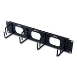 APC Horizontal Cable Organizer 2U with pass-through holes