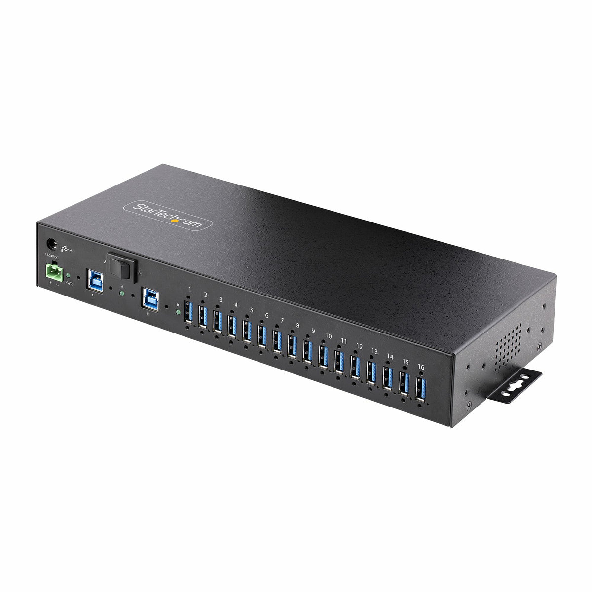 StarTech.com Concentrateur USB industriel 16 ports 5Gbps avec adaptateur d'alimentation, Meta