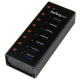 StarTech.com Concentrateur USB 3.0 7 ports (5Gbps) - Montable sur bureau ou mur Mé