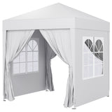 6.6'x6.6' Pop Up Canopy Tent with Sidewalls