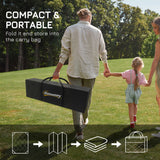 Portable Outdoor Rug with Carry Bag, 9' x 18' Reversible Mat