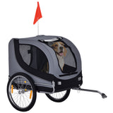 Dog Bike Trailer, Pet Cart Bicycle, Flag for Small Medium Dogs