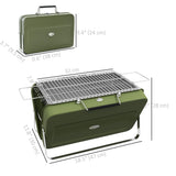 Metal Suitable-Style Portable BBQ Grill