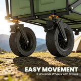 130L Folding Garden Cart with Wheels