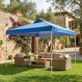 Pop Up Canopy Waterproof Canopy Tent with Carrying Bag for Parties Garden BBQs 9.8' x 9.8'