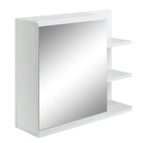 Medicine Cabinet with Mirror, Bathroom Wall Cabinet with 3 Open Shelves