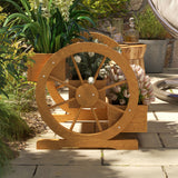 Bac Chariot en Bois, Jardinière Surélevée 3 Étages, 24