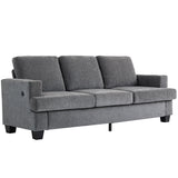 3 Seater Sofa with USB Ports & Cup Holders