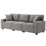 3 Seater Sofa with Storage Pockets