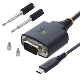 CÂBLE ADAPTATEUR USB-C SÉRIE 6,6 PI - FTDI TYPE-C VERS DB9 RS232