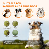 Automatic Dog Ball Launcher, Automatic Ball Launcher with 3 ETPU Balls, 26-79ft, for Medium and Large Dogs