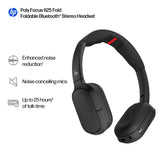 HP Poly Focus 625 Stereo Bluetooth Headset – Wireless, ANC