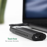 Plugable Technologies USB-C M.2 NVMe SSD Enclosure; Tool-Free & Driver
